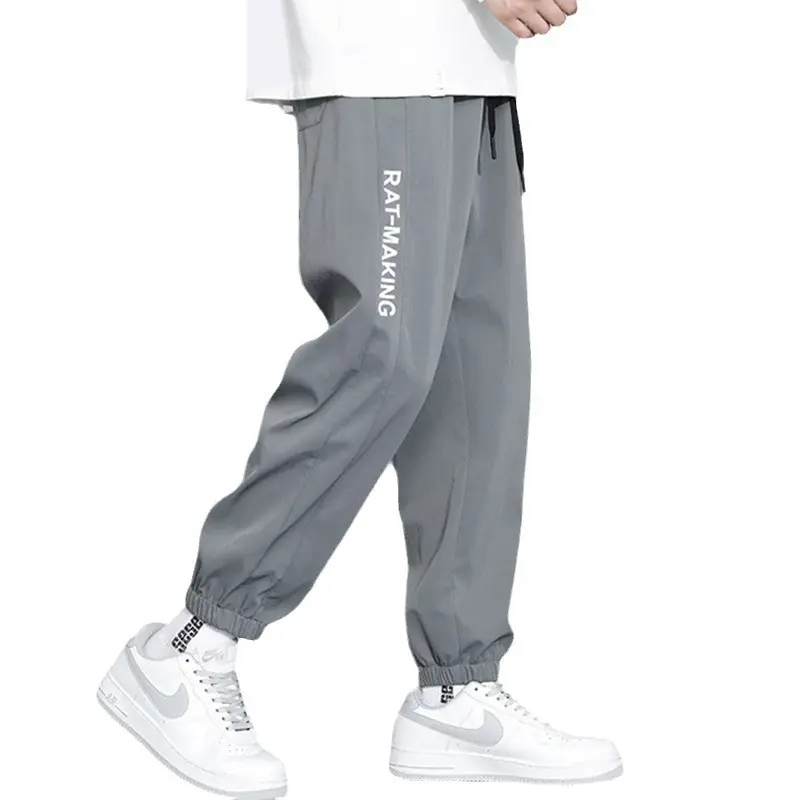 NASA Joint Sweatpants Men Grey Spring Autumn Casual Pants - Image 13