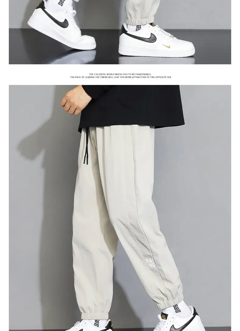 NASA Joint Sweatpants Men Grey Spring Autumn Casual Pants — feature 18