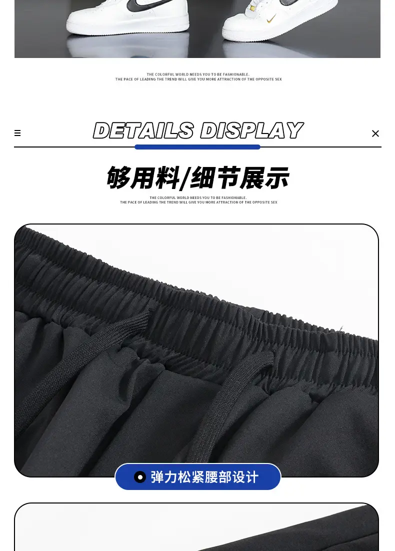 NASA Joint Sweatpants Men Grey Spring Autumn Casual Pants — feature 19