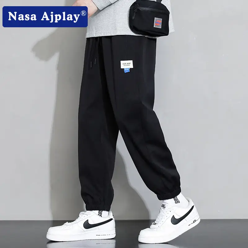 NASA Joint Sweatpants Men Grey Spring Autumn Casual Pants - Image 8