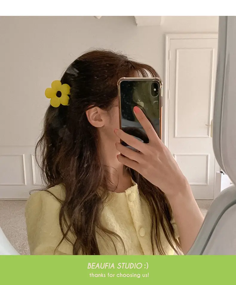Green Korean Style Hair Grab Clip for Girls — feature 11
