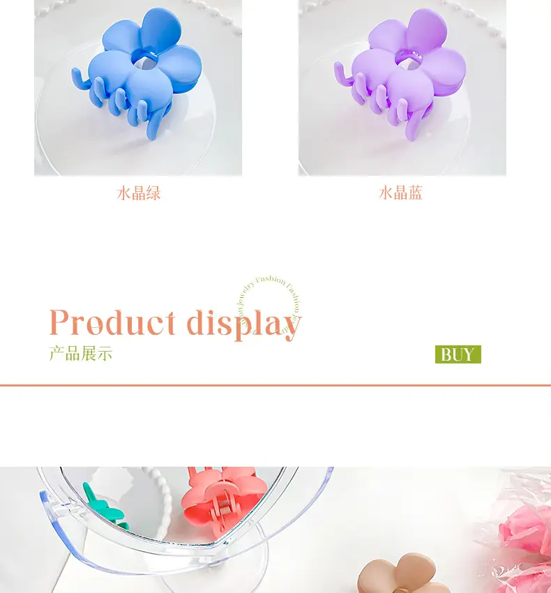 Green Korean Style Hair Grab Clip for Girls — feature 5
