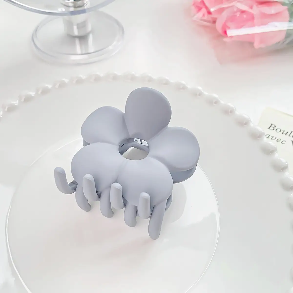 Green Korean Style Hair Grab Clip for Girls - Image 2
