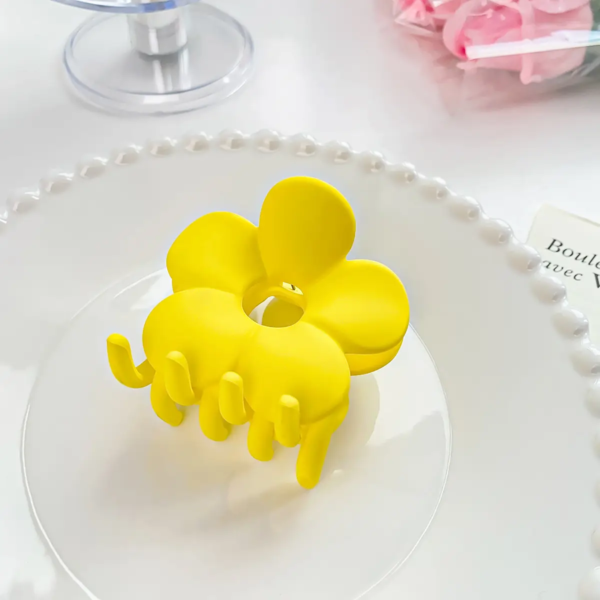 Green Korean Style Hair Grab Clip for Girls - Image 3