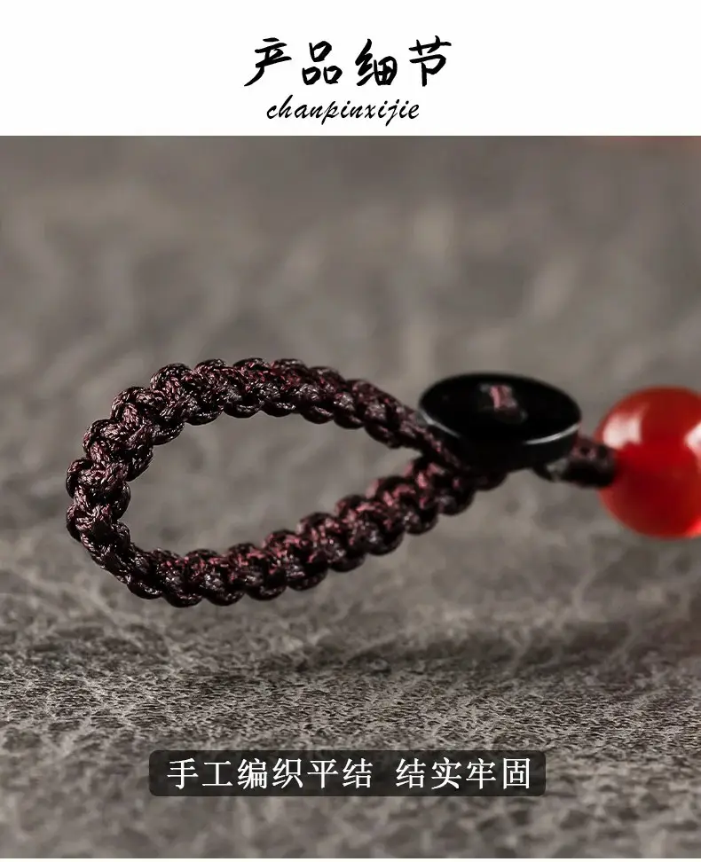 Natural Jade Car Key Pendant with Elegant Design — feature 11