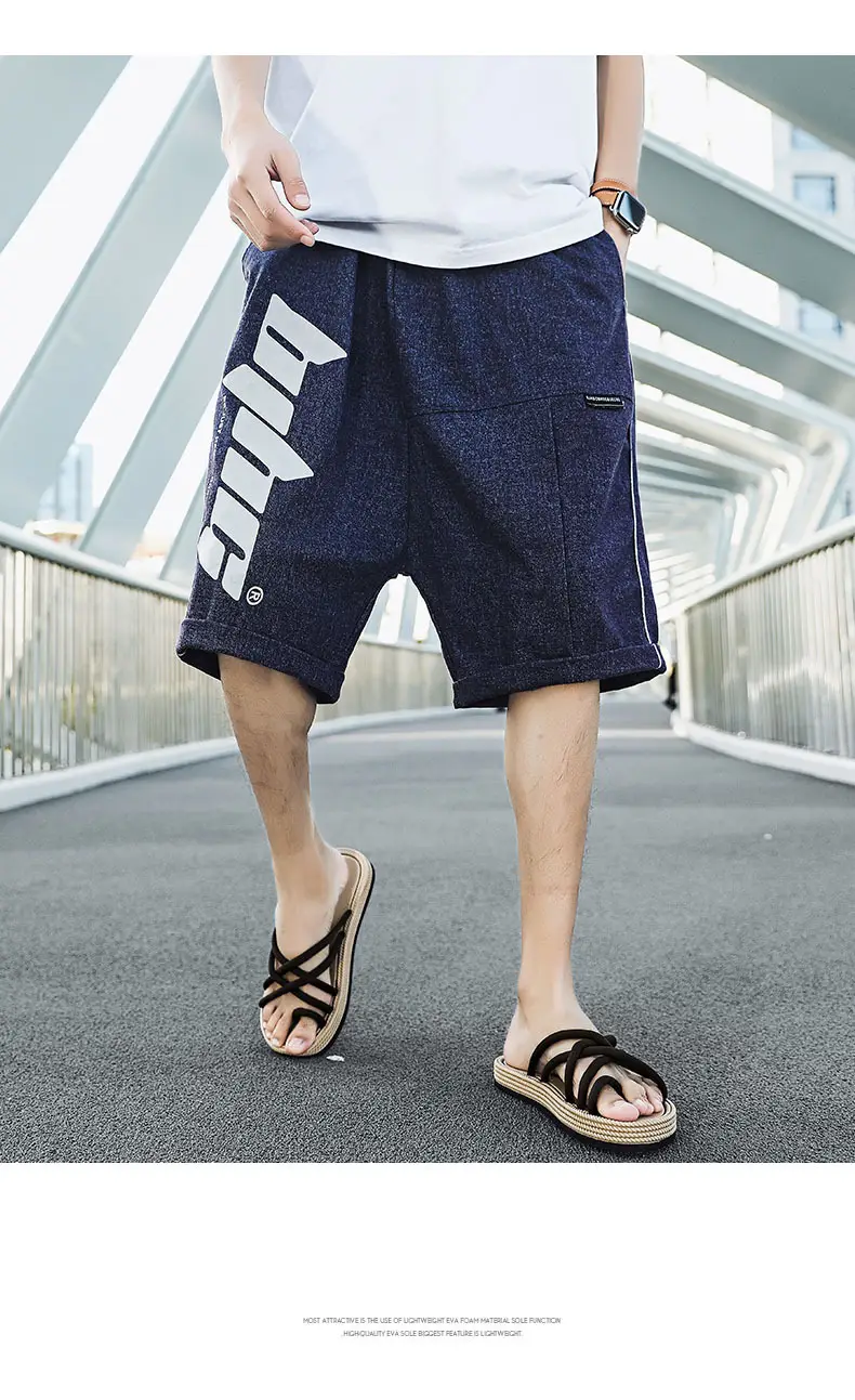 Men Braided Rope Flip-Flops Black Casual Outdoor Sandals — feature 22