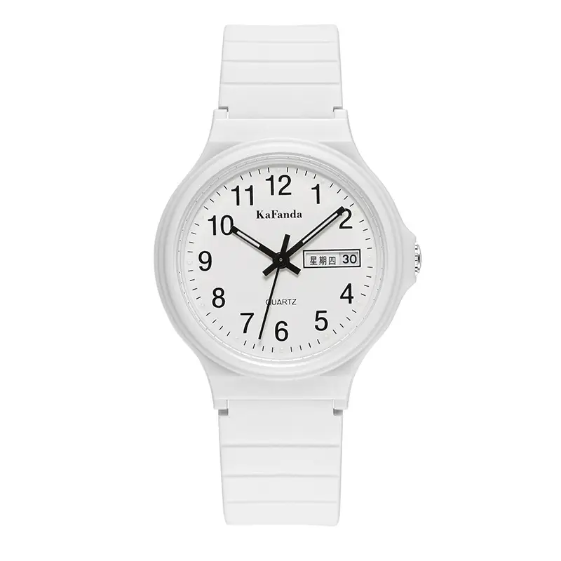 White Waterproof Men's Watch with Dial 2023 - Image 3