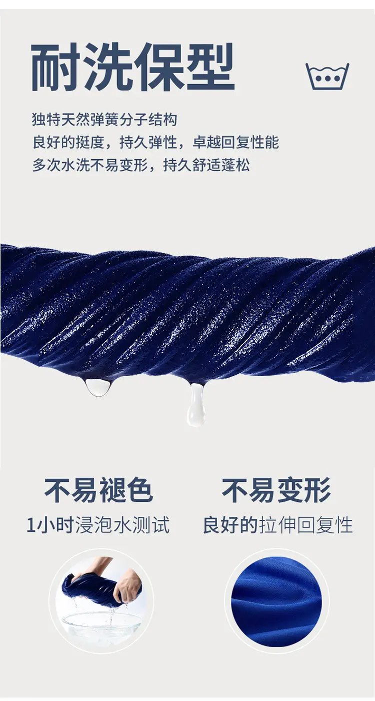 Shenzhen School Uniform 5A Grade Cotton Track Suit Navy White — feature 5
