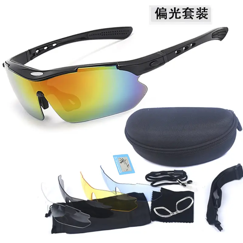 UV400 Tactical Sunglasses Black Anti-Wind Night Vision — feature 8