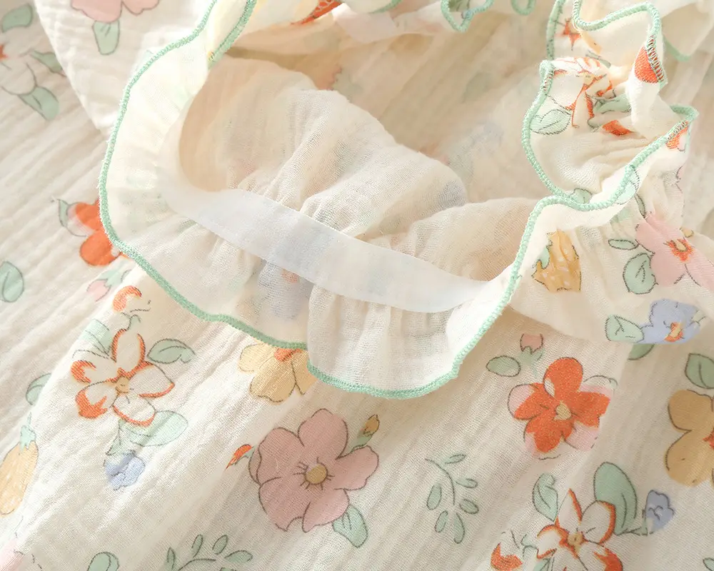 Women Japanese Style Cotton Printed Nightgown — feature 10