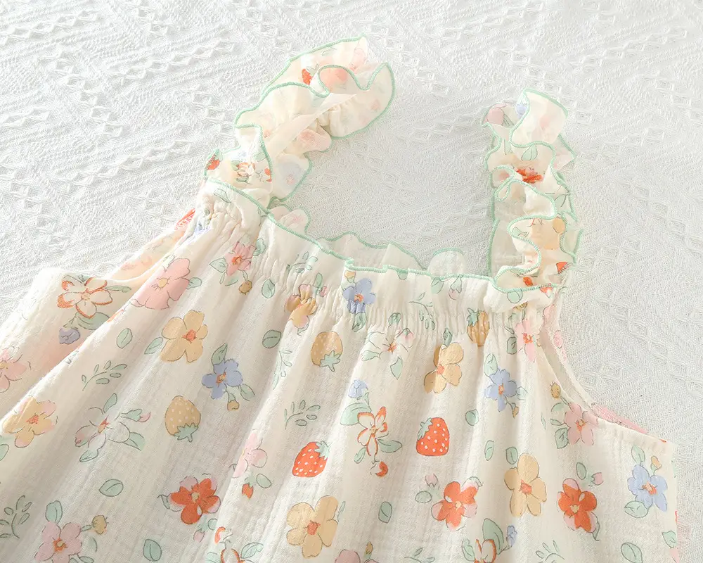 Women Japanese Style Cotton Printed Nightgown — feature 6