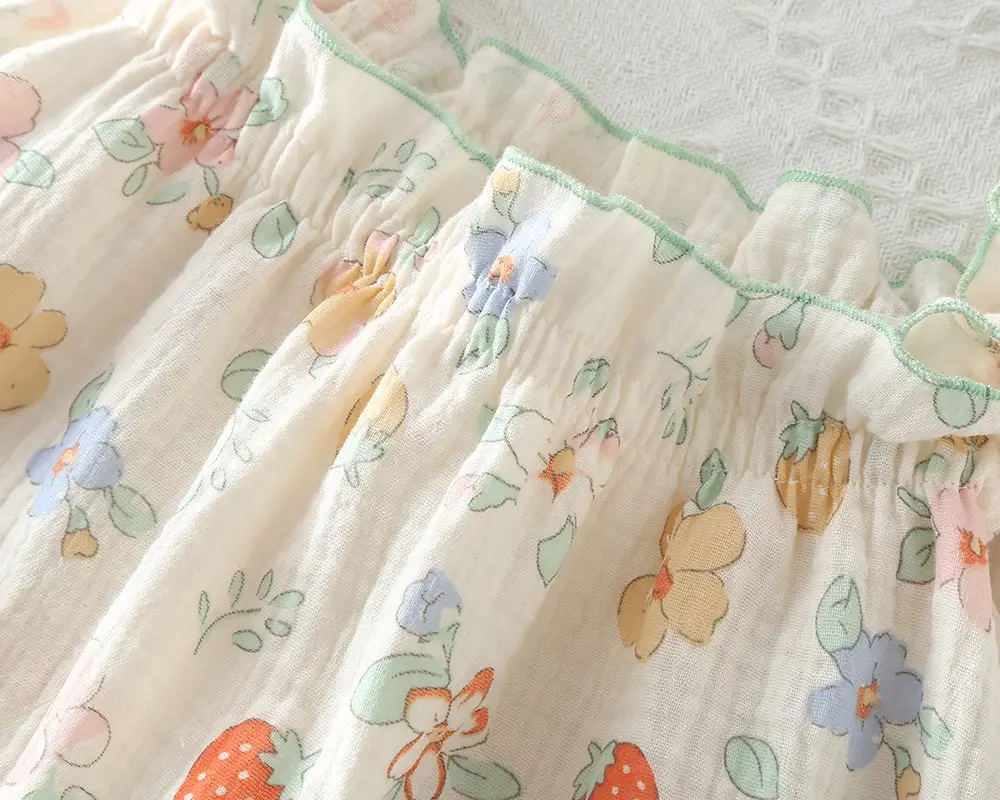 Women Japanese Style Cotton Printed Nightgown — feature 9