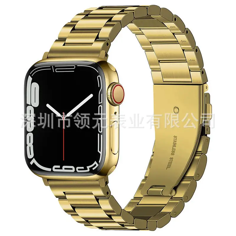 Apple Watch Stainless Steel Strap S8 Metal Band - Image 4