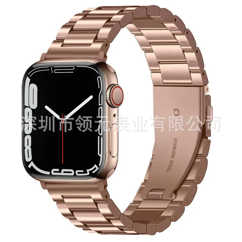 Apple Watch Stainless Steel Strap S8 Metal Band - Image 5