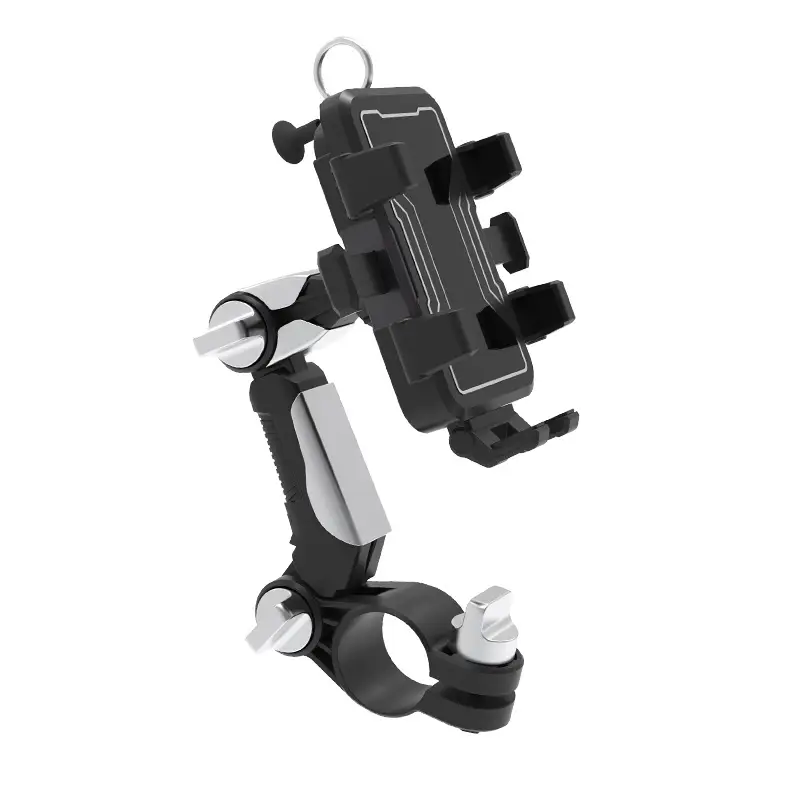 Cross-Border Motorcycle Phone Holder with 4-Way Buckle
