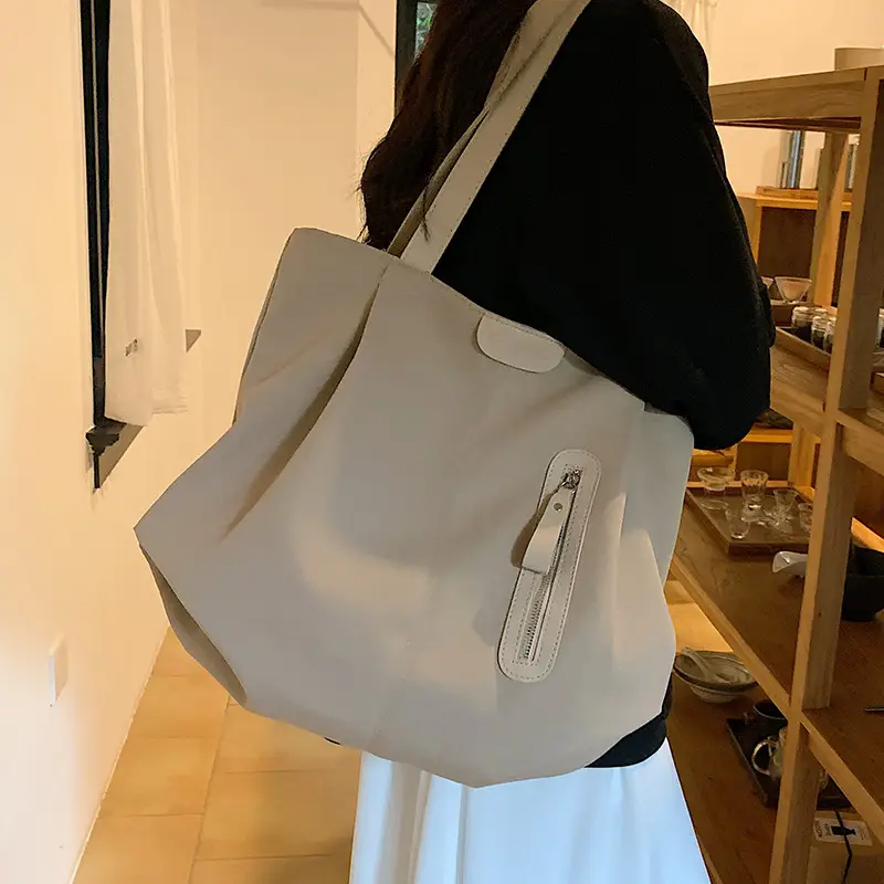 Women Canvas Shoulder Bag Large Capacity Summer 2026 - Image 7