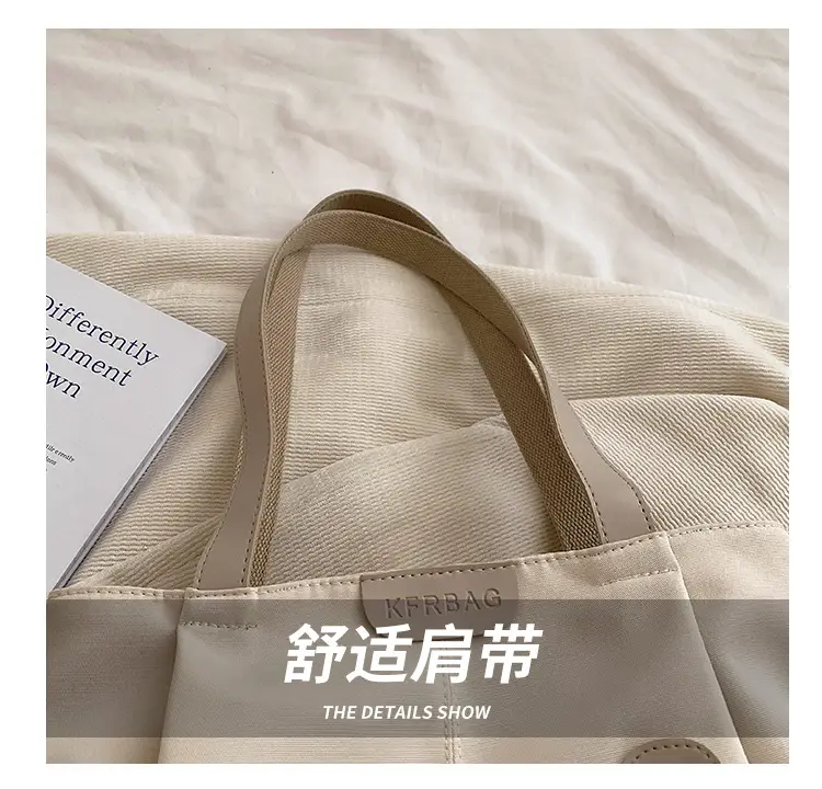 Women Canvas Shoulder Bag Large Capacity Summer 2026 — feature 13