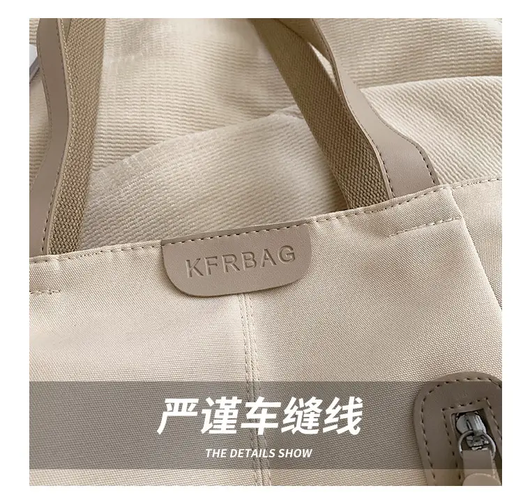 Women Canvas Shoulder Bag Large Capacity Summer 2026 — feature 14