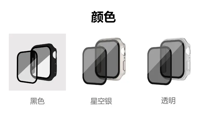 Apple Watch Anti-Peep Tempered Film Case — feature 5