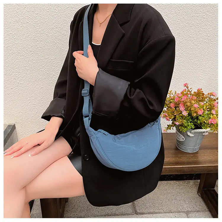 Women's Blue Shoulder Messenger Bag 2023 Summer — feature 14