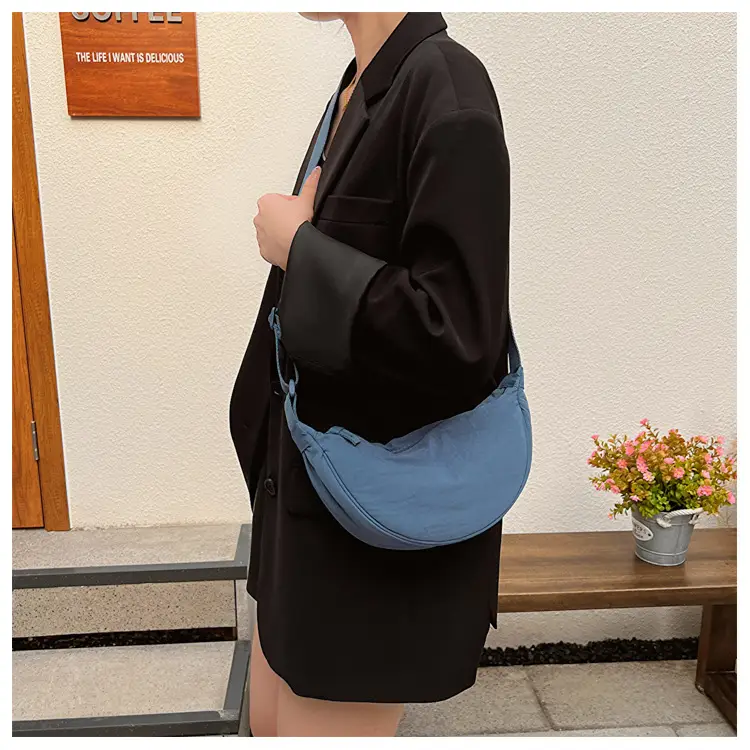 Women's Blue Shoulder Messenger Bag 2023 Summer — feature 16