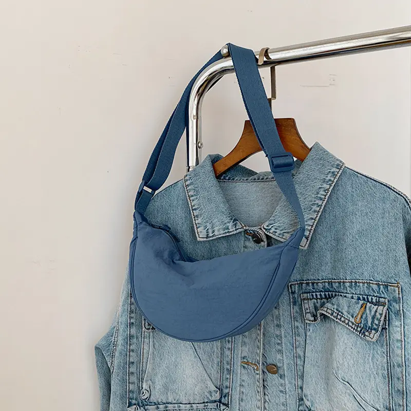 Women's Blue Shoulder Messenger Bag 2023 Summer