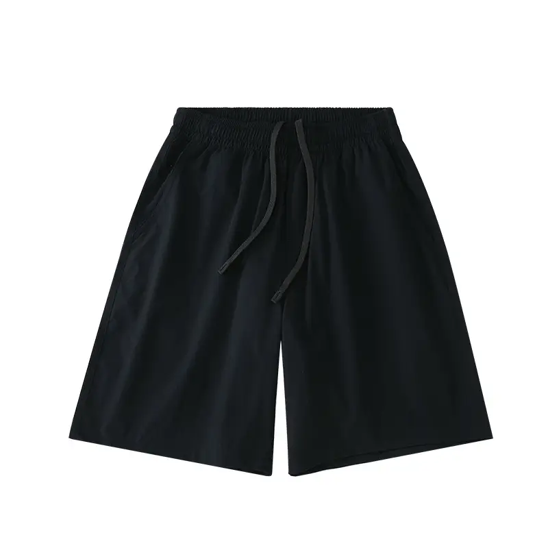 Men's Grey Teflon Shorts with Drawstring - Image 4