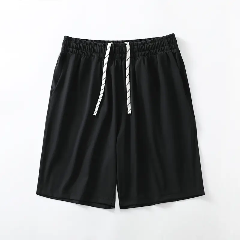 Men's Grey Teflon Shorts with Drawstring - Image 6