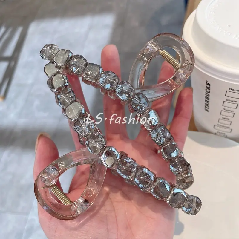 Crystal Large Grab Hair Clips Multiple Quantity Shark Clip Back - Image 5