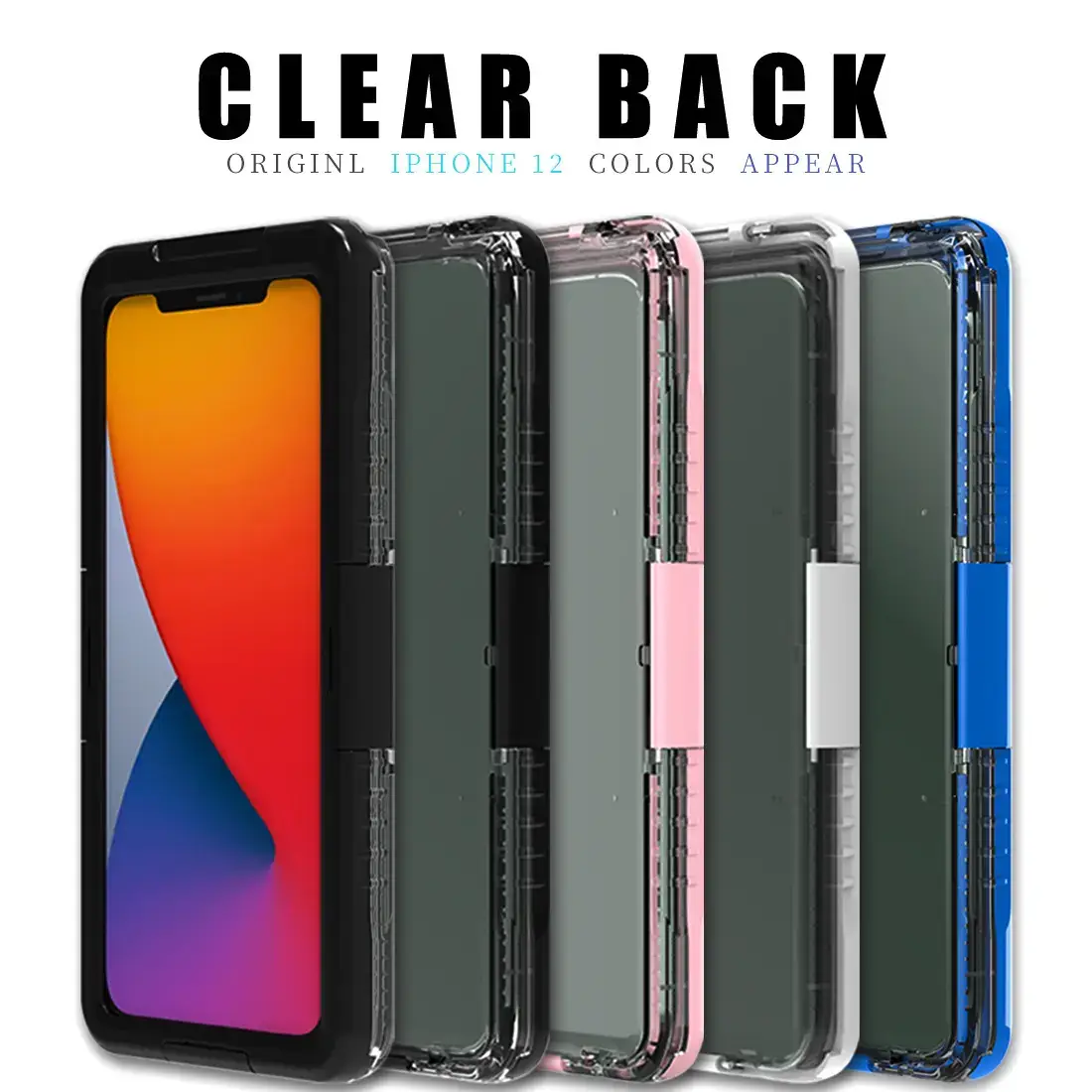 OPPO Find X5 Pro Waterproof Shell with Clear Back