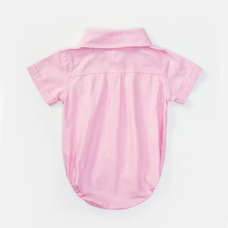Baby Boy Short Sleeve Bow Tie Harem Dress Mint — feature 7