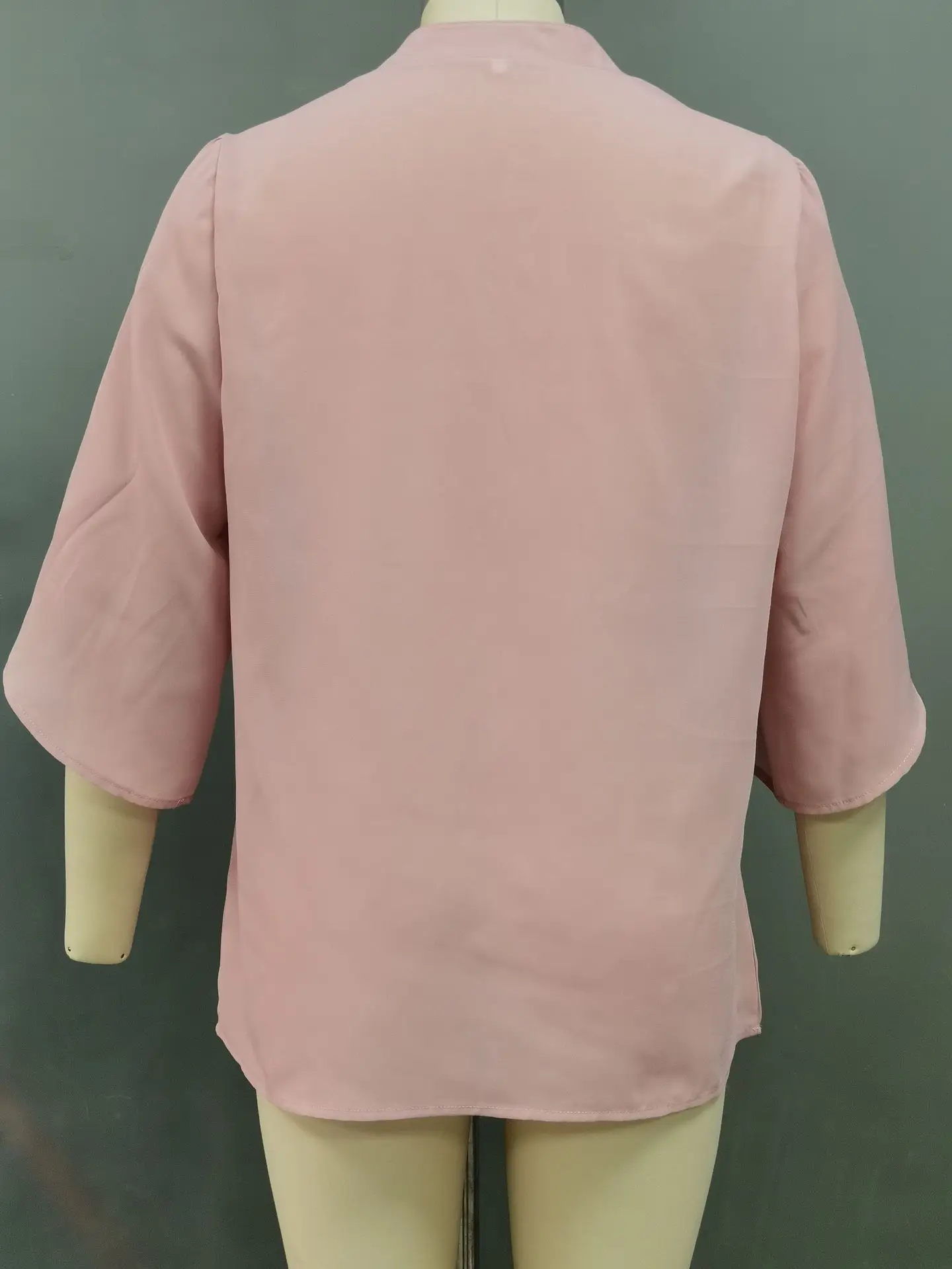 2025 Blue V-Neck Chiffon Top for Women — feature 4