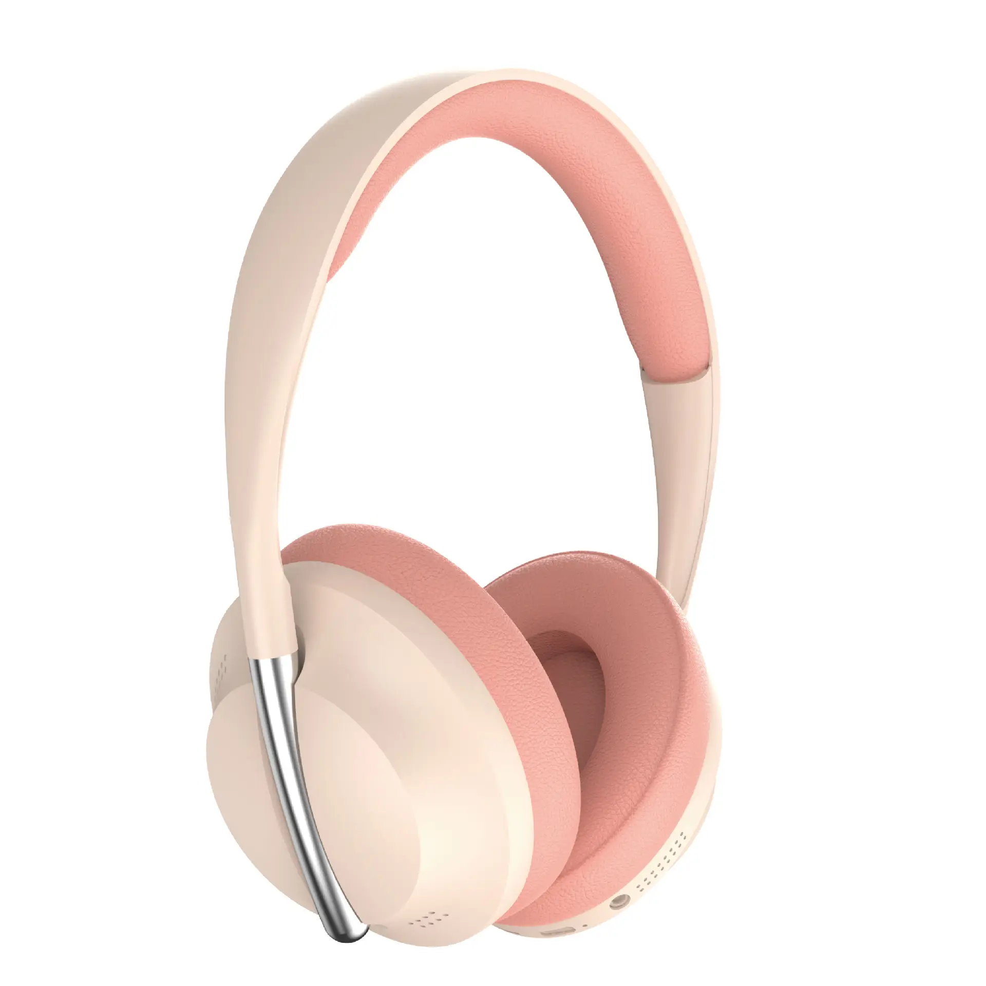 Pink Bluetooth Headset with Earmuffs & All-In-One Design