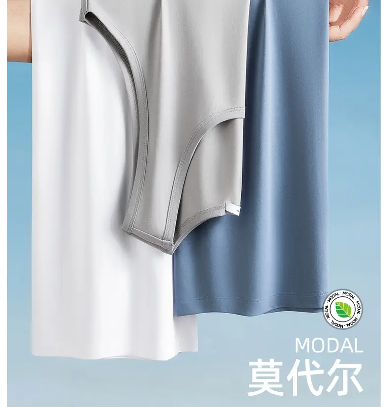 Men's Blue White Slim Fit Waistcoat T-Shirt — feature 8