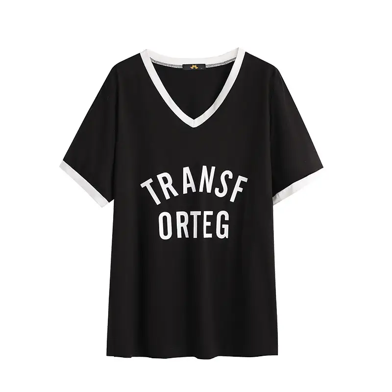 Women's V-Neck Trans Form Cotton Top Summer 2024 - Image 7