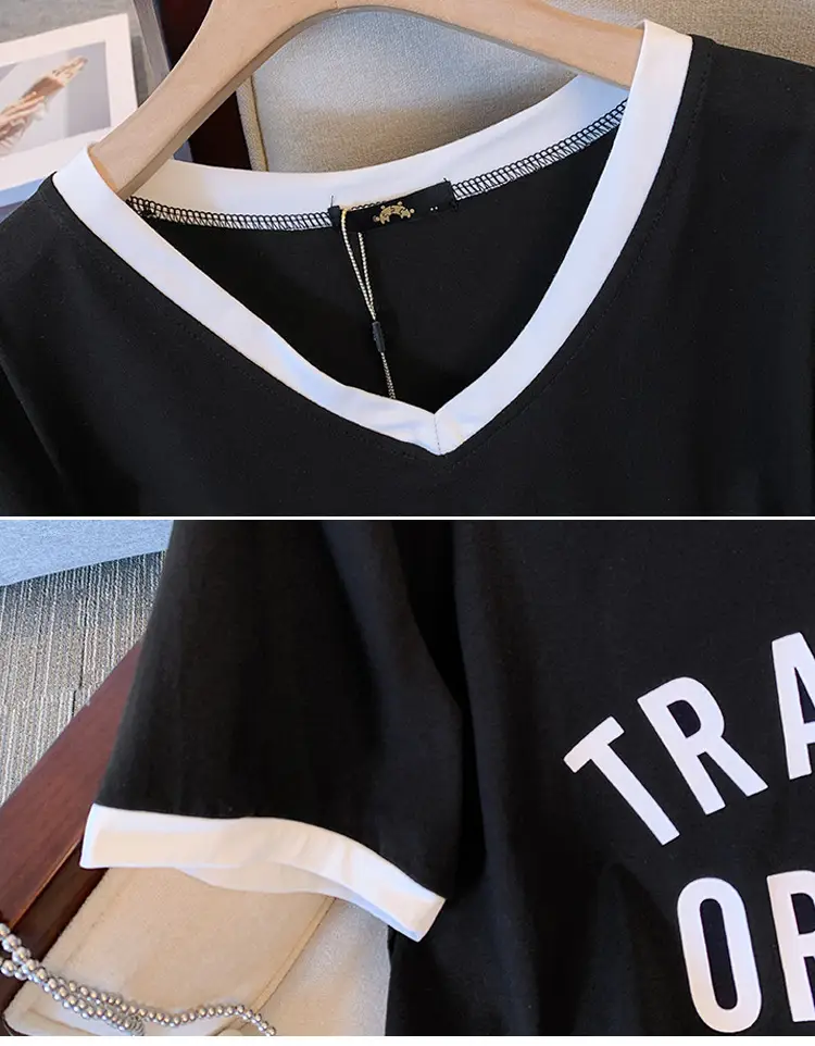 Women's V-Neck Trans Form Cotton Top Summer 2024 — feature 10