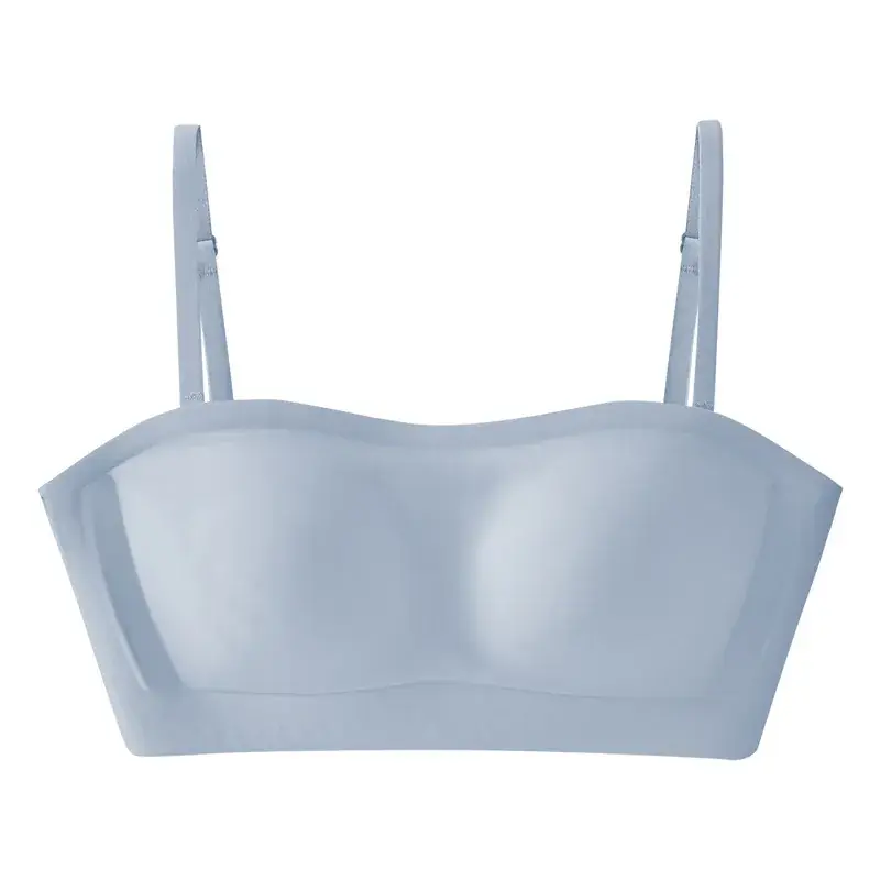 Glossy Jelly Seamless Underwear Thin Breathable Big Chest - Image 3