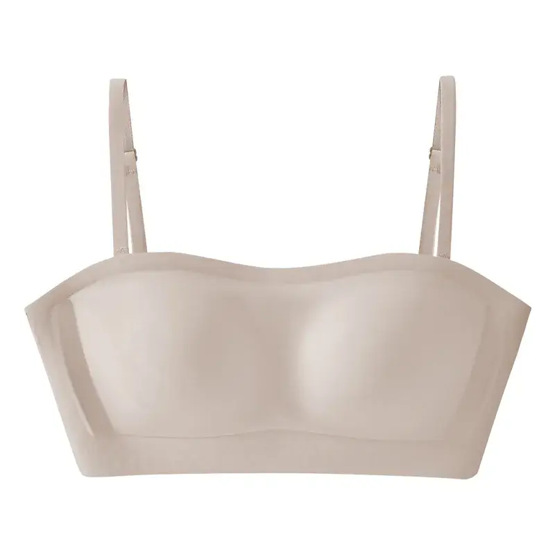 Glossy Jelly Seamless Underwear Thin Breathable Big Chest - Image 4