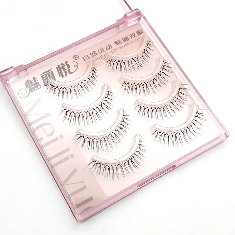 U-shaped Korean Women's True Eyelashes Transparent Stem — feature 5