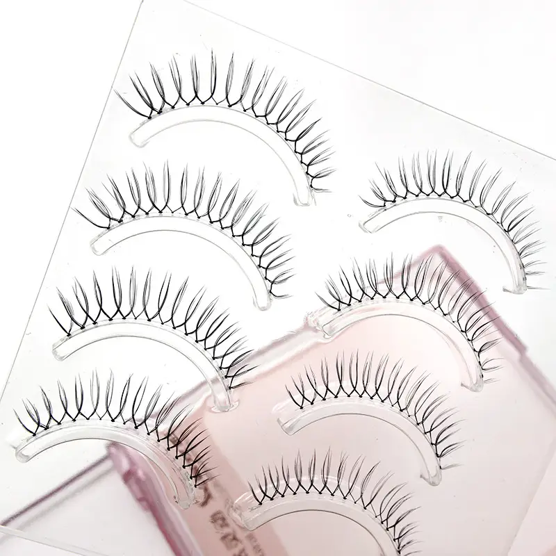 U-shaped Korean Women's True Eyelashes Transparent Stem — feature 7