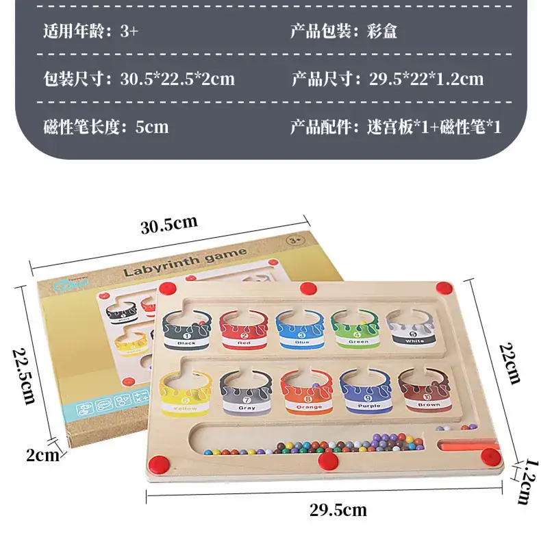 Preschool Magnetic Color Classification Counting Board — feature 7