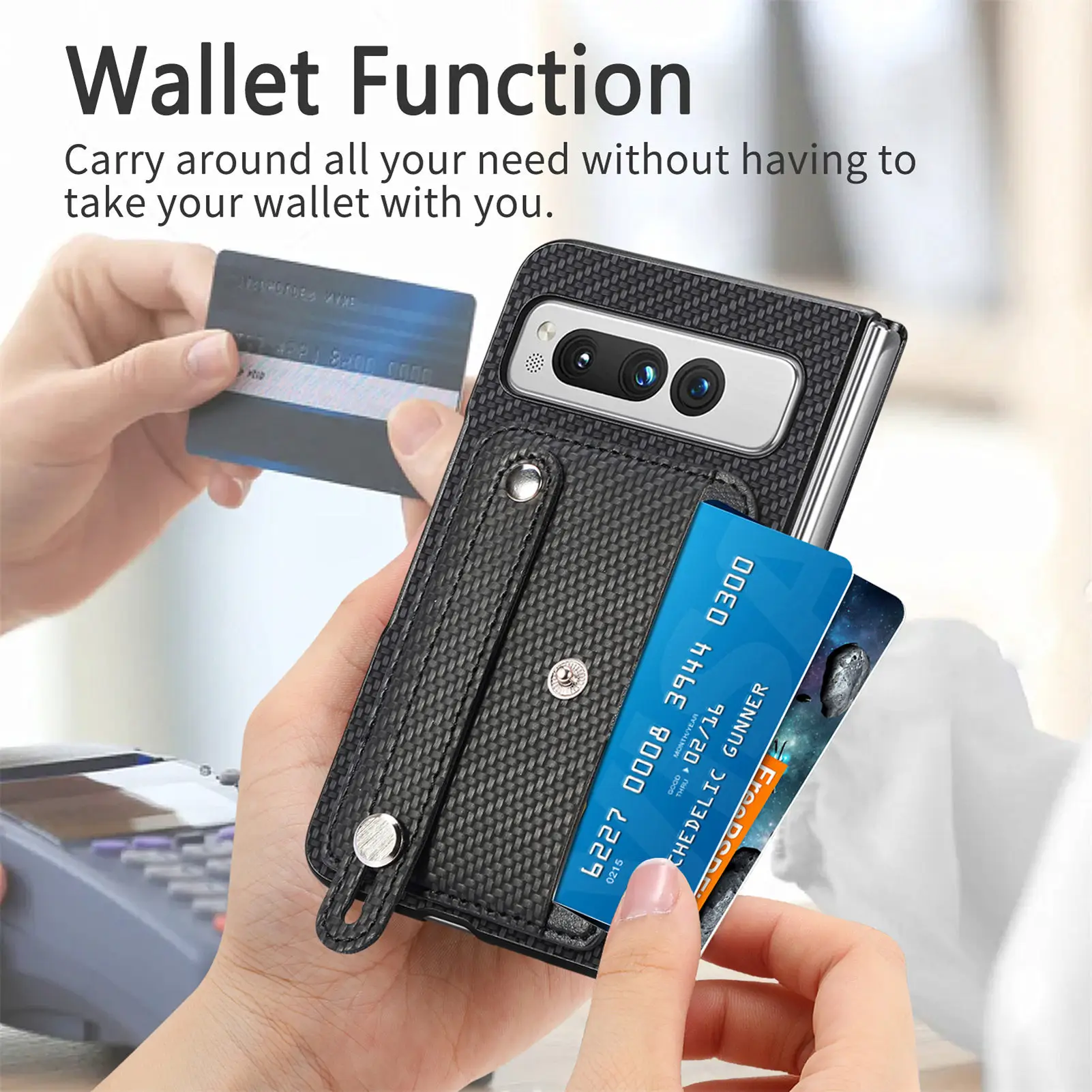 Google Fold Phone Case with Screen Protection & Stand