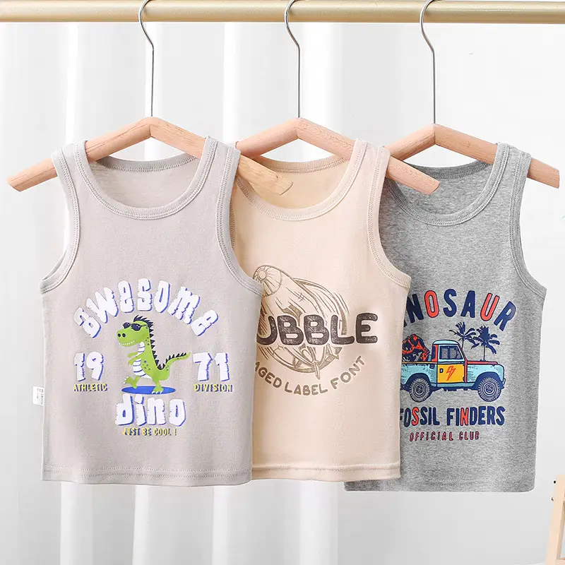 Girls Cotton Sling Vest I-Shape Summer New Baby - Image 38