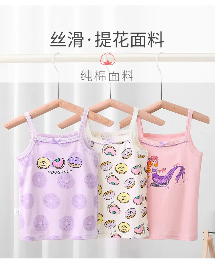 Girls Cotton Sling Vest I-Shape Summer New Baby — feature 20