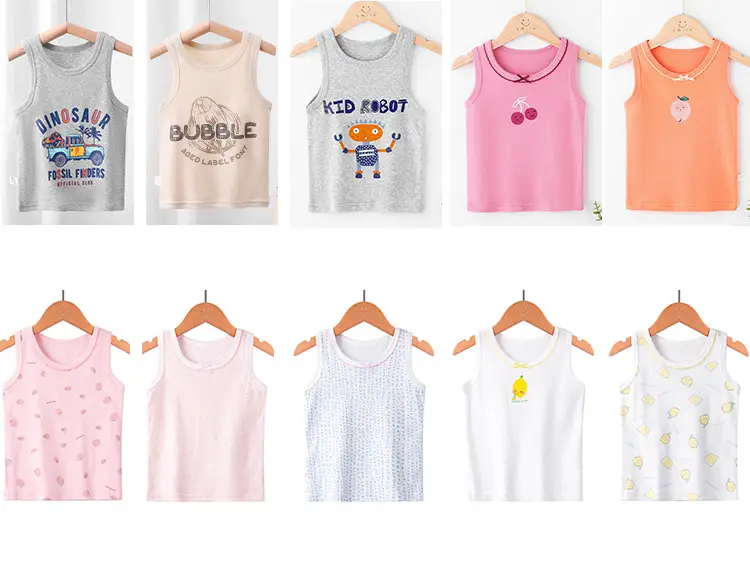 Girls Cotton Sling Vest I-Shape Summer New Baby — feature 27