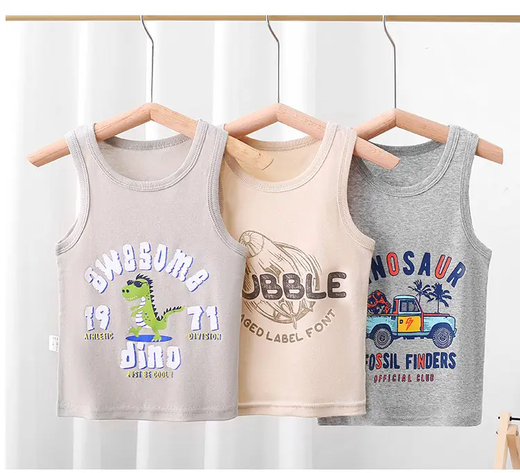 Girls Cotton Sling Vest I-Shape Summer New Baby — feature 41