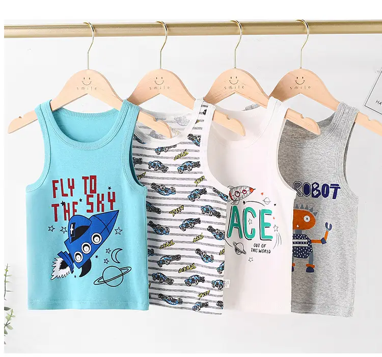 Girls Cotton Sling Vest I-Shape Summer New Baby — feature 42