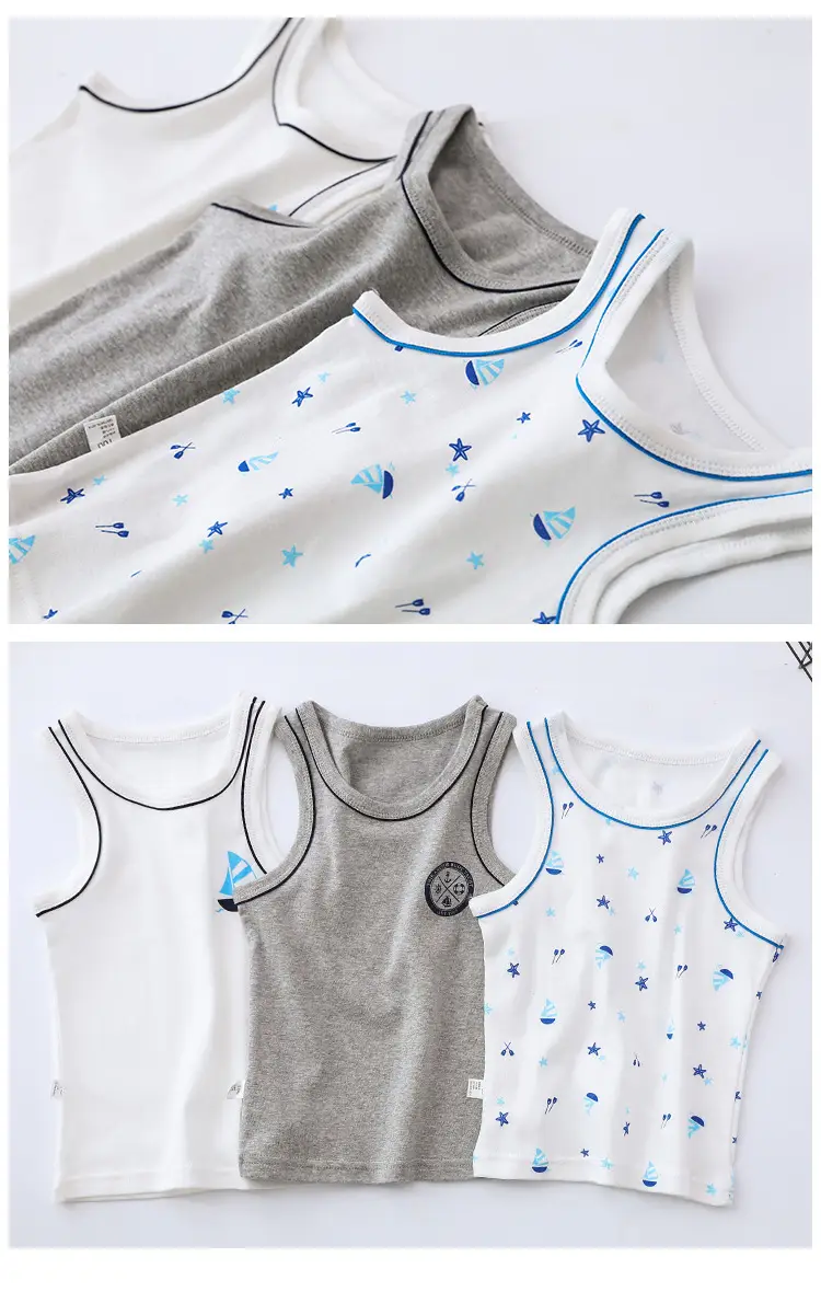 Girls Cotton Sling Vest I-Shape Summer New Baby — feature 44