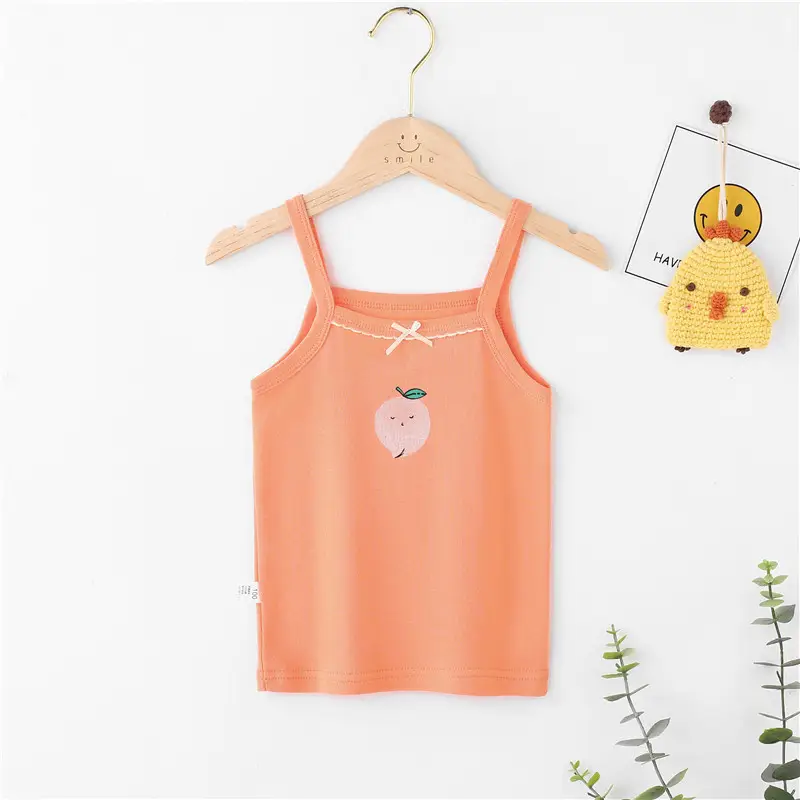 Girls Cotton Sling Vest I-Shape Summer New Baby - Image 10