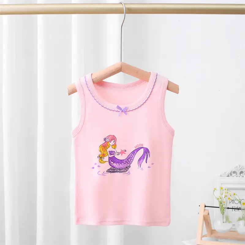 Girls Cotton Sling Vest I-Shape Summer New Baby - Image 13